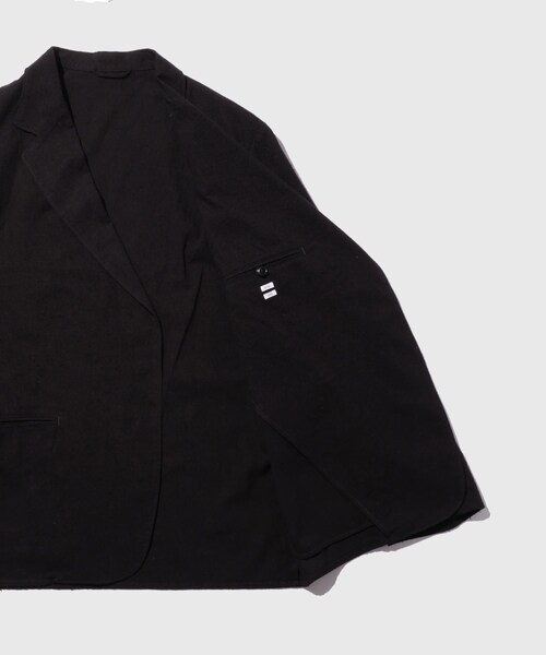 ADAM ET ROPE'(アダムエロペ)の「【blurhms/ブラームス】Silk/Cotton Nep Cardigan Jacket(テーラードジャケット・メンズ・ブラック・2/3)」の9枚目の写真