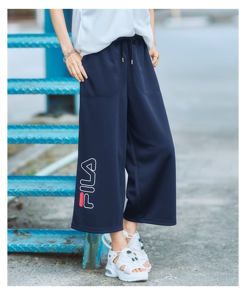 nissen（ニッセン）の「【FILA】7分丈ワイドパンツ（）」 - WEAR