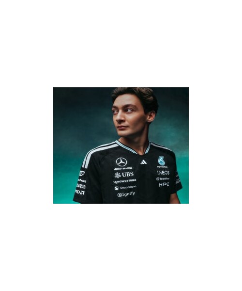 adidas（アディダス）の「プレミアムなスタイルと気品をまとい、高度な機能を結集した、ドライバーユニフォーム<br/>（トップス・メンズ・ホワイト/ブラック・XS/S/M/L/XL/2XL/3XL/4XL/5XL/6XL）」の13枚目の写真