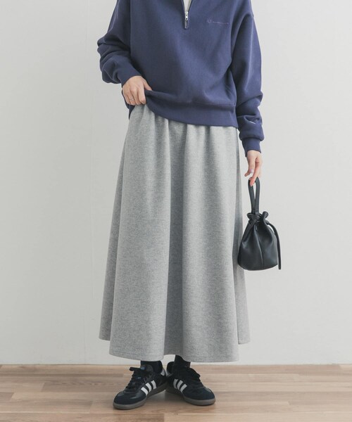 URBAN RESEARCH DOORS(アーバンリサーチドアーズ)の「カットギャザースカート(スカート・レディース・L.GRAY/MOCHA/CHARCOAL・Free)」の7枚目の写真