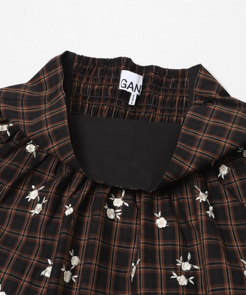 URBAN RESEARCH（アーバンリサーチ）の「GANNI　CHECK TIERED FRILL SKIRT（スカート・レディース・CAPPUCCINO・36）」の7枚目の写真