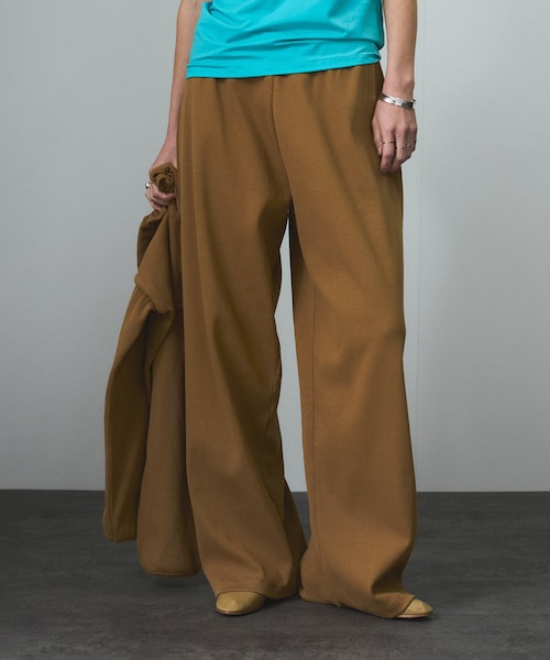 ADAM ET ROPE'（アダムエロペ）の「【Baserange（ベースレンジ）】CAMER PANTS（その他パンツ・レディース・ブラウン・XS）」の3枚目の写真