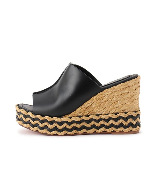 ADAM ET ROPE'（アダムエロペ）の「【J'aDoRe・店舗限定】【PALOMA BARCELO'（パロマバルセロ）】ウェッジサンダル（サンダル・レディース・ブラック系・36/37/38）」の12枚目の写真