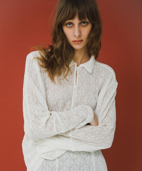 LAATO（ラート）の「melon lace shirts（シャツ/ブラウス・レディース・インク/サブレ/パール・Free）」の21枚目の写真