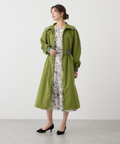 Jayro（ジャイロ）の「フラワーシフォンワンピース（ワンピース・レディース・ブラック/ホワイト系・F）」の14枚目の写真