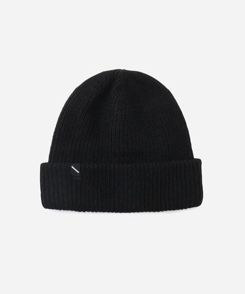 Saturdays NYC(サタデーズ ニューヨークシティ )の「SNYC Solid Beanie(ニットキャップ/ビーニー・レディース・ブラック/オリーブ/イエロー・F)」の2枚目の写真
