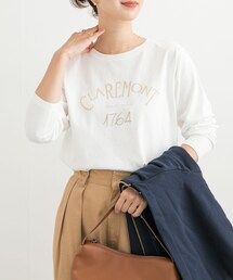 URBAN RESEARCH DOORS | ロゴプリント+刺しゅうロンT-SHIRTS(Tシャツ/カットソー)