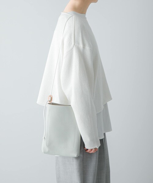 かぐれ(カグレ)の「ATELIER 4.5 SACOCHE(その他雑貨・レディース・white/black/gray・one)」の4枚目の写真