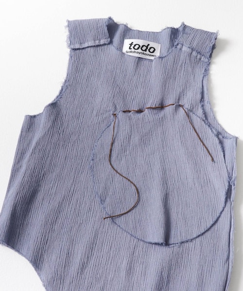 URBAN RESEARCH（アーバンリサーチ）の「kotohayokozawa　Co. yoryu long tank top（その他トップス・レディース・BLUE/ORANGE/LT.BLUE・FREE）」の6枚目の写真