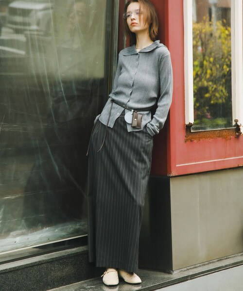 SENSE OF PLACE by URBAN RESEARCH（センスオブプレイスバイアーバンリサーチ）の「スタッズフラットシューズ（パンプス・レディース・BLACK/BEIGE・S/M/L）」の14枚目の写真