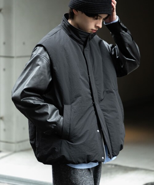 SENSE OF PLACE by URBAN RESEARCH（センスオブプレイスバイアーバンリサーチ）の「ナイロンユーティリティーベスト（その他アウター・メンズ・BLACK/CHARCOAL・M/L）」の4枚目の写真