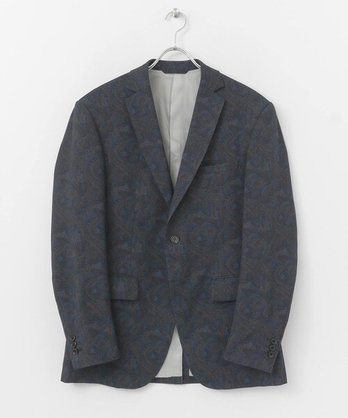 URBAN RESEARCH(アーバンリサーチ)の「MEHRABIAN55 by URBAN RESEARCH ペーズリーパターンノッチドジャケット(テーラードジャケット・メンズ・OFF/BEIGE/NAVY・44/46/48)」の4枚目の写真