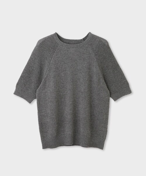 ROPE'(ロペ)の「【一部店舗限定】【REALM(レルム)】HALF SLEEVE KNIT|5分袖ニット(ニット/セーター・レディース・ネイビー/チャコール/ホワイト・38)」の14枚目の写真
