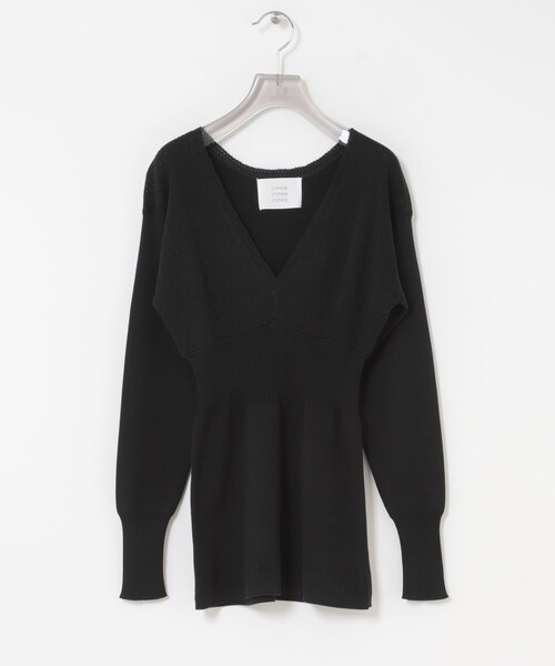 URBAN RESEARCH（アーバンリサーチ）の「crinkle crinkle crinkle　GEOMETRIC JACQUARD KNIT（ニット/セーター・レディース・IVORY/BLACK・Free）」の9枚目の写真