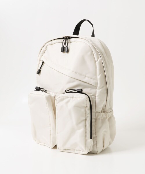 URBAN RESEARCH Sonny Label（アーバンリサーチサニーレーベル）の「グログランユースフルリュック（バックパック/リュック・レディース・エクリュ/ブラック・one）」の11枚目の写真