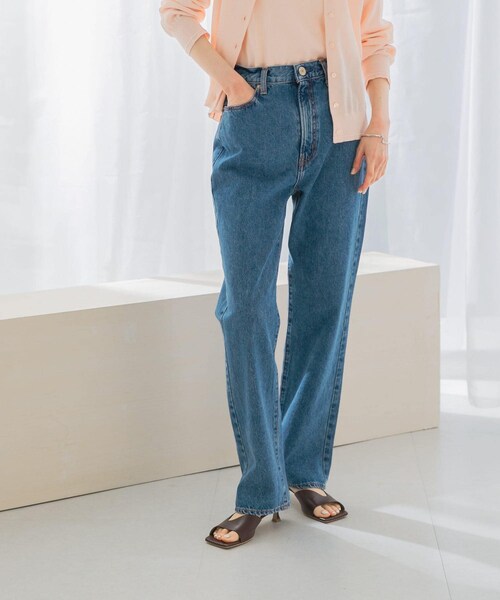 URBAN RESEARCH ROSSO（アーバンリサーチロッソ）の「NEEDBY heritage　LEAH PANTS（デニムパンツ・レディース・SHONANMDBL/SHONANDKGY・24/25/26/27/28）」の21枚目の写真