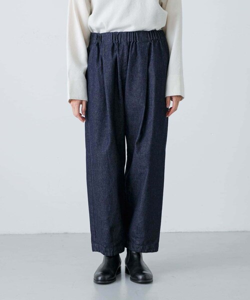 かぐれ（カグレ）の「デニムクロップドパンツ（デニムパンツ・レディース・INDIGO・FREE）」の11枚目の写真