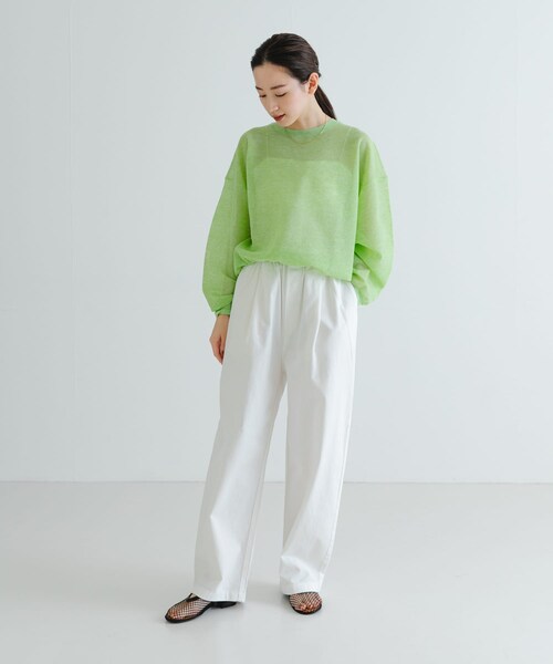 URBAN RESEARCH（アーバンリサーチ）の「『3サイズ展開』チノイージーパンツ（チノパンツ・レディース・BEIGE/OFF・38/40/36）」の17枚目の写真