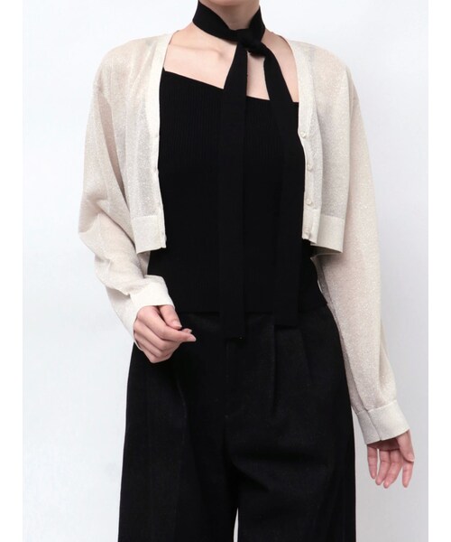 dazzlin（ダズリン）の「バイカラーアンサンブルニットトップス（ニット/セーター・レディース・ライトグレー/ピンク/ベージュ・F）」の2枚目の写真