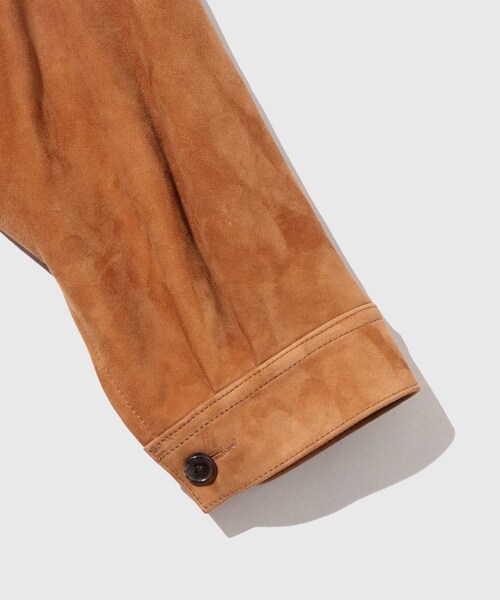 ADAM ET ROPE'(アダムエロペ)の「SUEDE BLOUSON(ブルゾン・メンズ・キャメル・L/M/S)」の19枚目の写真