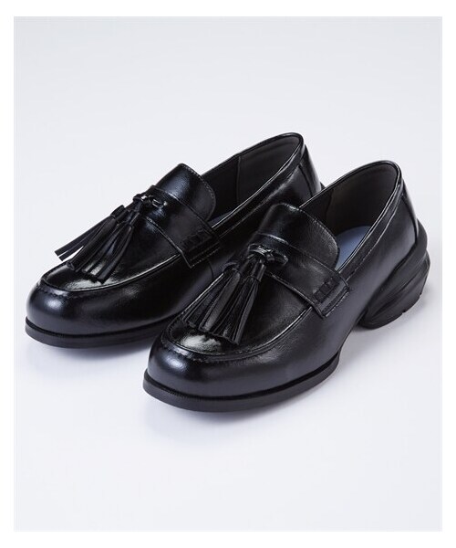 nissen（ニッセン）の「タッセル付ローファーシューズ（ワイズ４Ｅ）ACQUA PALETTE（アクアパレット）（スニーカー・メンズ・黒/黒×白/ダークブラウン・M=23.0~23.5cm/4E/L=24.0~24.5cm/4E/LL=25.0~25.5cm/4E/3L=26.0~26.5cm/4E）」の6枚目の写真