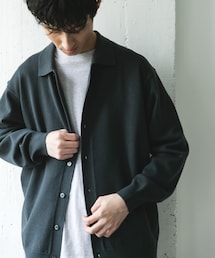 URBAN RESEARCH DOORS | 『XLサイズ/WEB限定/仁村紗和さん着用』『UR TECH 200日ニット』シャツ カーディガン(カーディガン/ボレロ)