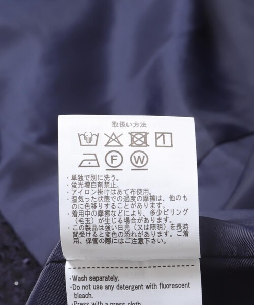 ITEMS URBANRESEARCH（アイテムズ アーバンリサーチ）の「オーバーサイズジャケット（テーラードジャケット・レディース・G.CHECK/NVY/B.CHECK/BRN・Free）」の16枚目の写真