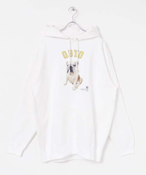 THE GOODLAND MARKET（ザグッドランドマーケット）の「77circa　o by o-college HOODY（パーカー・レディース・gray4/white2/white4/gray2・M/XL）」の2枚目の写真