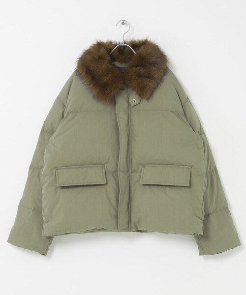 URBAN RESEARCH Sonny Label（アーバンリサーチサニーレーベル）の「グリーンダウンワークジャケット（その他アウター・レディース・ベージュ/カーキ/ネイビー・Free）」の21枚目の写真