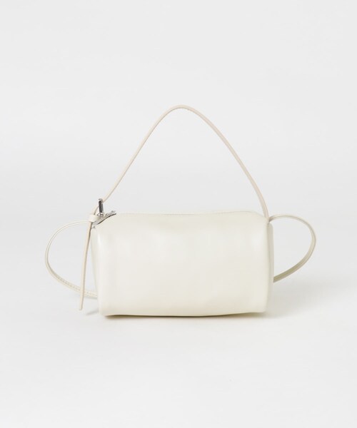URBAN RESEARCH（アーバンリサーチ）の「LEATHER SQUARE SHOULDER（ショルダーバッグ・レディース・IVORY/BLACK・-）」の9枚目の写真