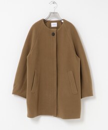 スーパー100ウールモッサノーカラーコート