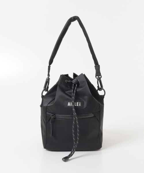 THE GOODLAND MARKET（ザグッドランドマーケット）の「AIGLE　アーバン 巾着バッグ（ハンドバッグ・レディース・NOIR/URBAN/P.PINK・one）」の4枚目の写真