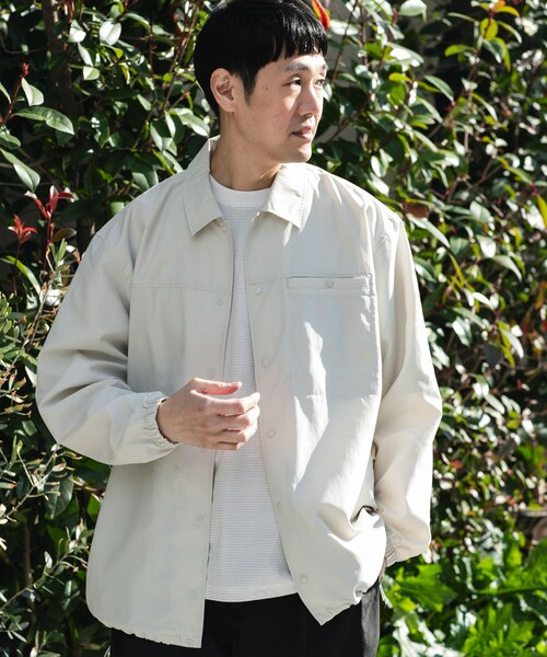 URBAN RESEARCH DOORS(アーバンリサーチドアーズ)の「『別注』Marmot×DOORS COACH SHIRTS JACKET(テーラードジャケット・メンズ・INK BLACK/NAVY/TEAL/IVORY・M/L/XL)」の7枚目の写真