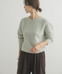 URBAN RESEARCH DOORS | ウールコンパクトクルーネックプルオーバー(ニット/セーター)