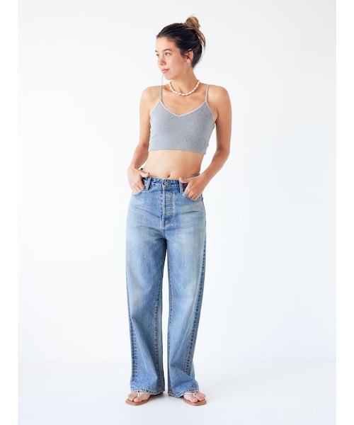 Ungrid（アングリッド）の「ダブルストラップブラトップ（キャミソール・レディース・オフホワイト/グレー/ブラック・F）」の22枚目の写真