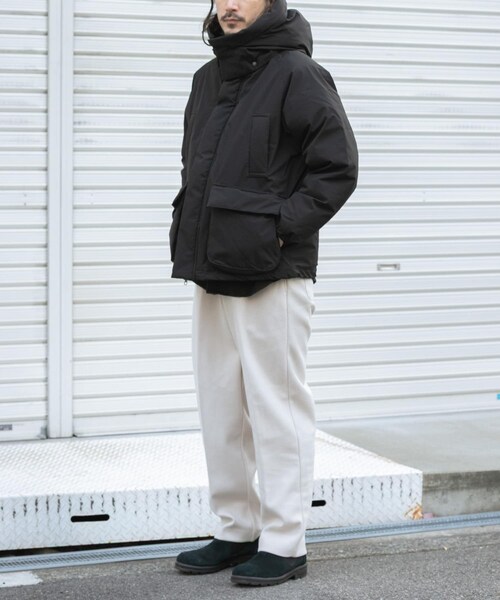 ITEMS URBANRESEARCH（アイテムズ アーバンリサーチ）の「THERMOLITEデタッチャブルフードジャケット（その他アウター・メンズ・L.KHK/NVY/BLK・M/L）」の9枚目の写真