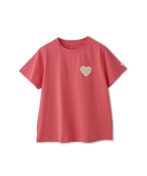Jayro(ジャイロ)の「ハートマークTシャツ(Tシャツ/カットソー・レディース・ブラック/ホワイト系/ベージュ/ブルー/ピンク系・M)」の9枚目の写真