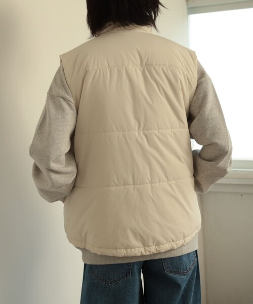 SENSE OF PLACE by URBAN RESEARCH（センスオブプレイスバイアーバンリサーチ）の「パデットドローコードツキベスト（その他アウター・メンズ・GRAY/IVORY/BLACK・M/L）」の20枚目の写真