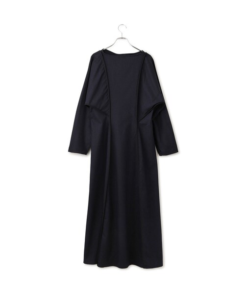 ADAM ET ROPE'(アダムエロペ)の「【Baserange(ベースレンジ)】NIKA DRESS(ドレス・レディース・ネイビー・XS)」の16枚目の写真