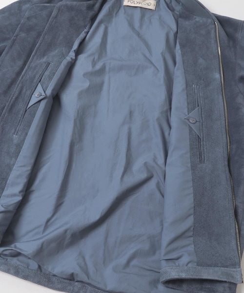 URBAN RESEARCH（アーバンリサーチ）の「POLYPLOID　BOMBER JACKET B（ブルゾン・メンズ・BLACK/BLUE CLAY・3/4）」の11枚目の写真