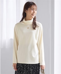 nissen | 大きいサイズ優しい肌触りの定番タートルネックセーター(ニット/セーター)