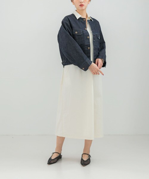 URBAN RESEARCH ROSSO(アーバンリサーチロッソ)の「『別注』Lee101×ROSSO NOCOLLAR SHORT JACKET(デニムジャケット・レディース・ONE WASH/USED・Short)」の22枚目の写真