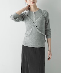 URBAN RESEARCH | パターンメッシュニットキャミソール(ニット/セーター)