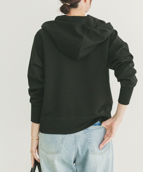 ITEMS URBANRESEARCH（アイテムズ アーバンリサーチ）の「ダンボールジップパーカー（パーカー・レディース・BLK/BRN/GRY・FREE）」の7枚目の写真