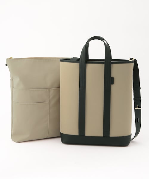 ROPE'（ロペ）の「【E'POR】 LAYER BAG Large/WEB掲載【A4対応】【通勤】（トートバッグ・レディース・ブラック/ベージュ・F）」の20枚目の写真