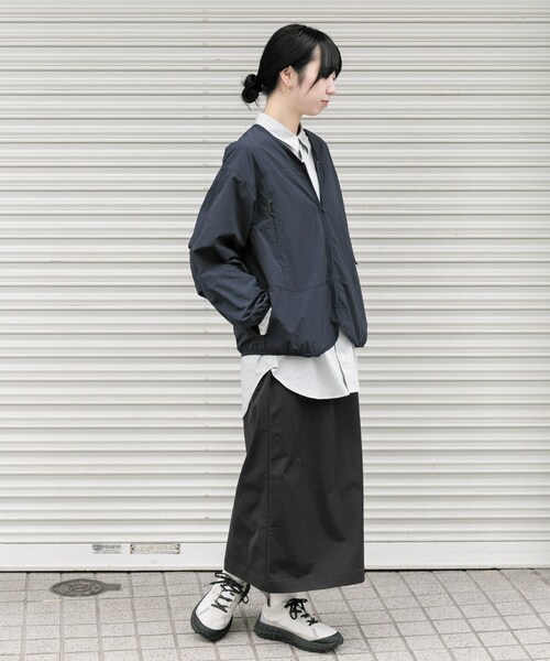 EKAL（エカル）の「SOLOTEX タイトスカート（スカート・レディース・ネイビー/ブラック・One）」の10枚目の写真