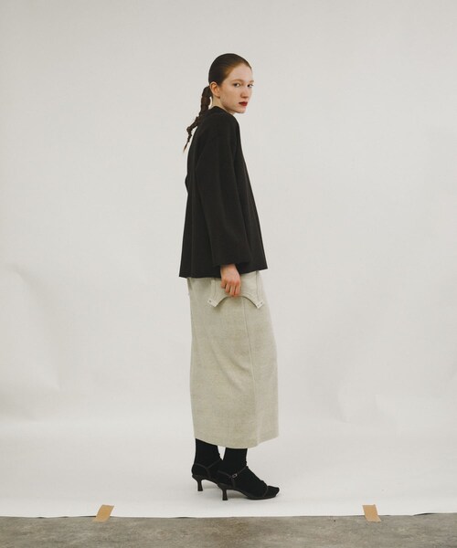 LAATO（ラート）の「sweat style polo knit（ニット/セーター・レディース・クリーム/チョコレート・FREE）」の22枚目の写真