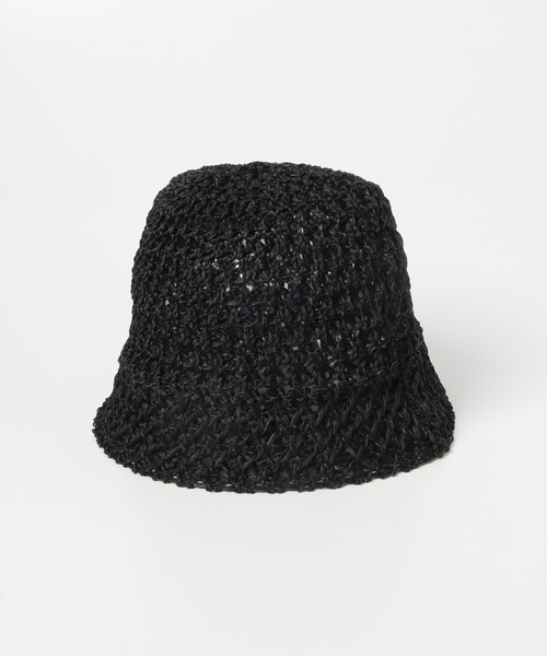 URBAN RESEARCH（アーバンリサーチ）の「細編みベルハット（ハット・レディース・BEIGE/BLACK・-）」の4枚目の写真