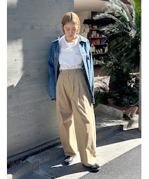 Ungrid | 【新色入荷！】コクーンチノパンツ(チノパンツ)
