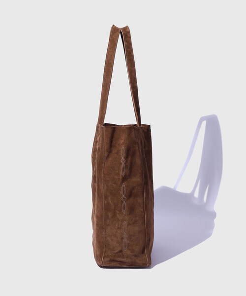 ADAM ET ROPE'(アダムエロペ)の「《別注》【La Botte Gardiane/ラボッテガーディアン】EX BAG SOLENE VELOURS(トートバッグ・メンズ・ベージュ・F)」の16枚目の写真
